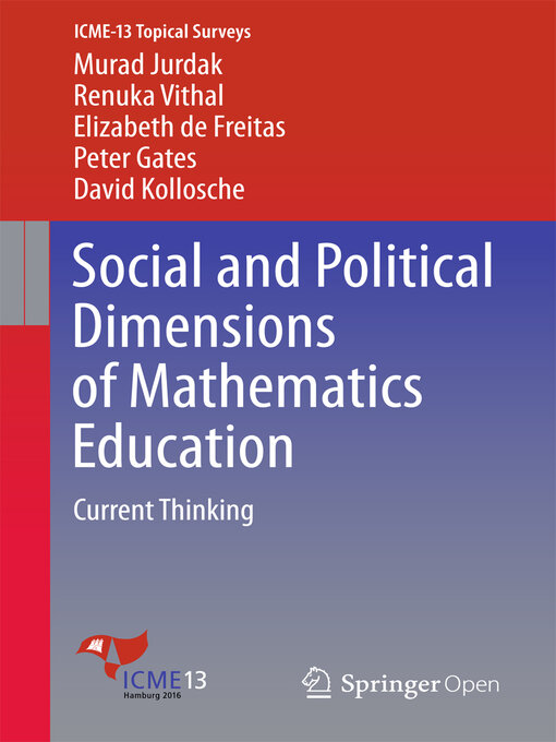 Title details for Social and Political Dimensions of Mathematics Education by Murad Jurdak - Available
